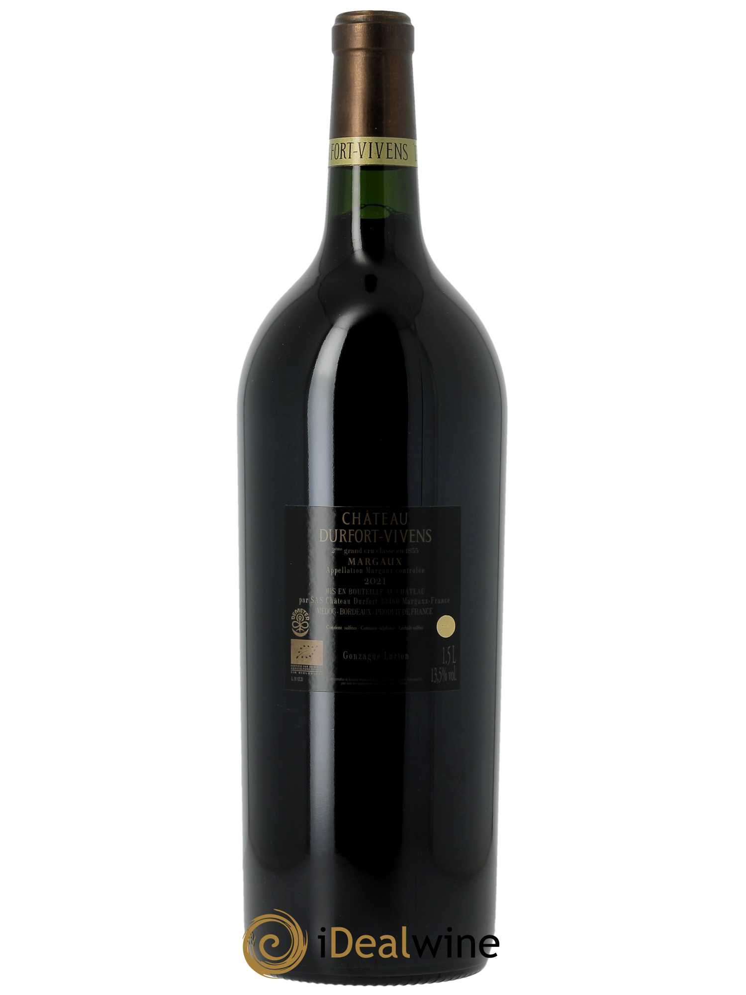 Château Durfort Vivens 2ème Grand Cru Classé (CBO à partir de 3 mg) 2021 - Lot de 1 Magnum
