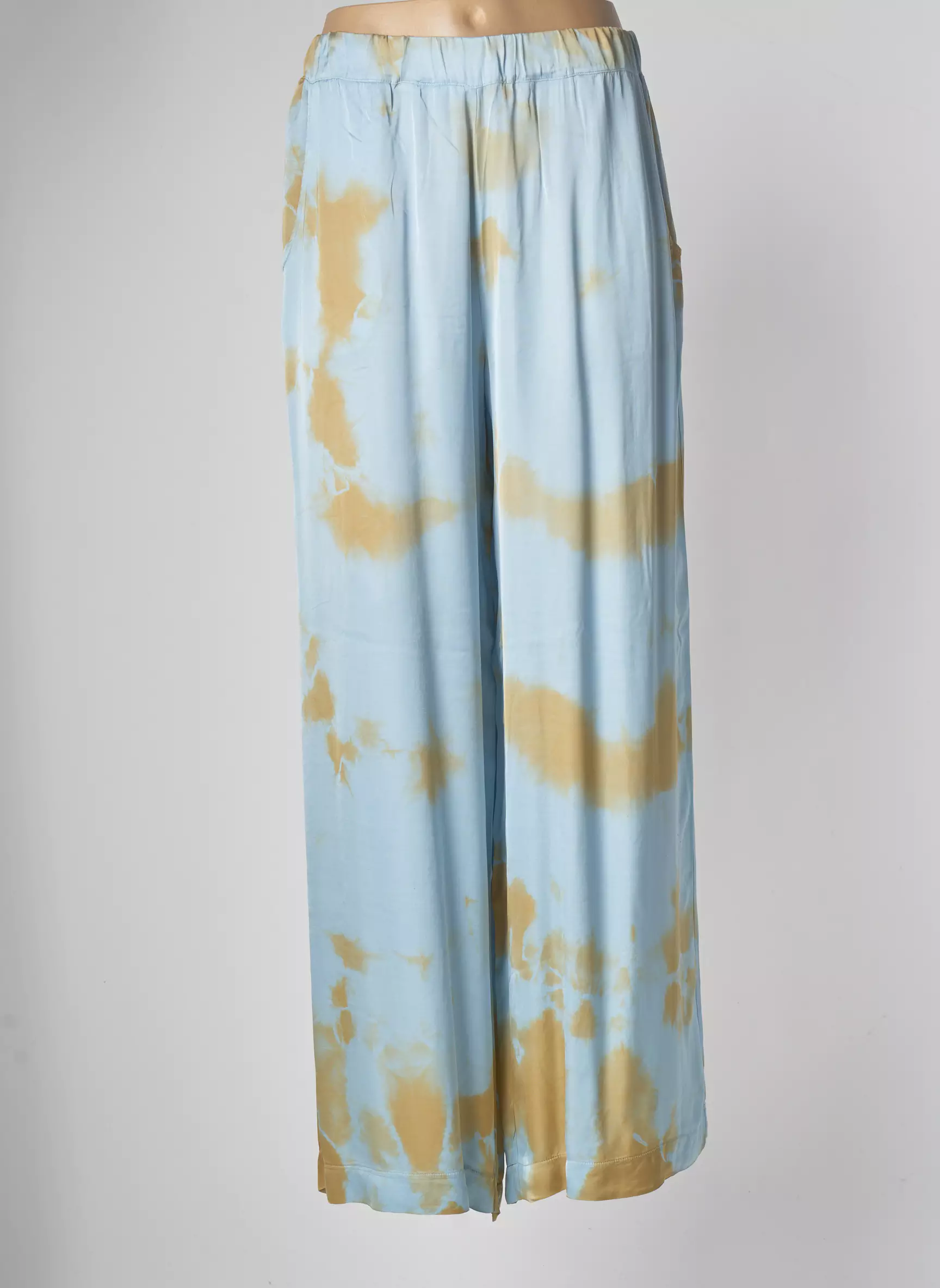 Lauren Vidal Pantalons Larges Femme couleur bleu