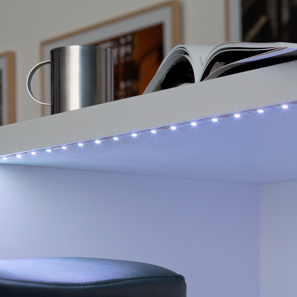 Flexband WiFi RGB-LED, 5m weiß