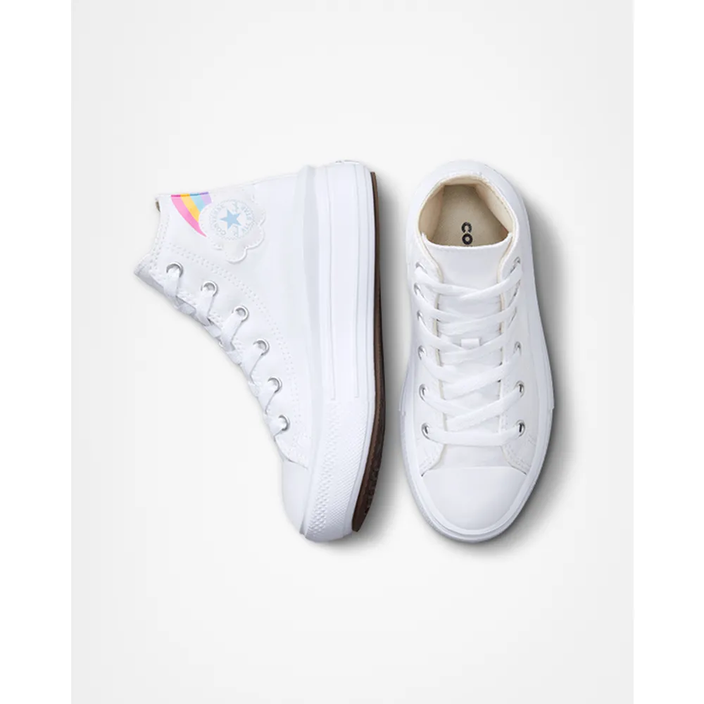 Converse Chuck Taylor All Star Rainbow A04345C / weiss