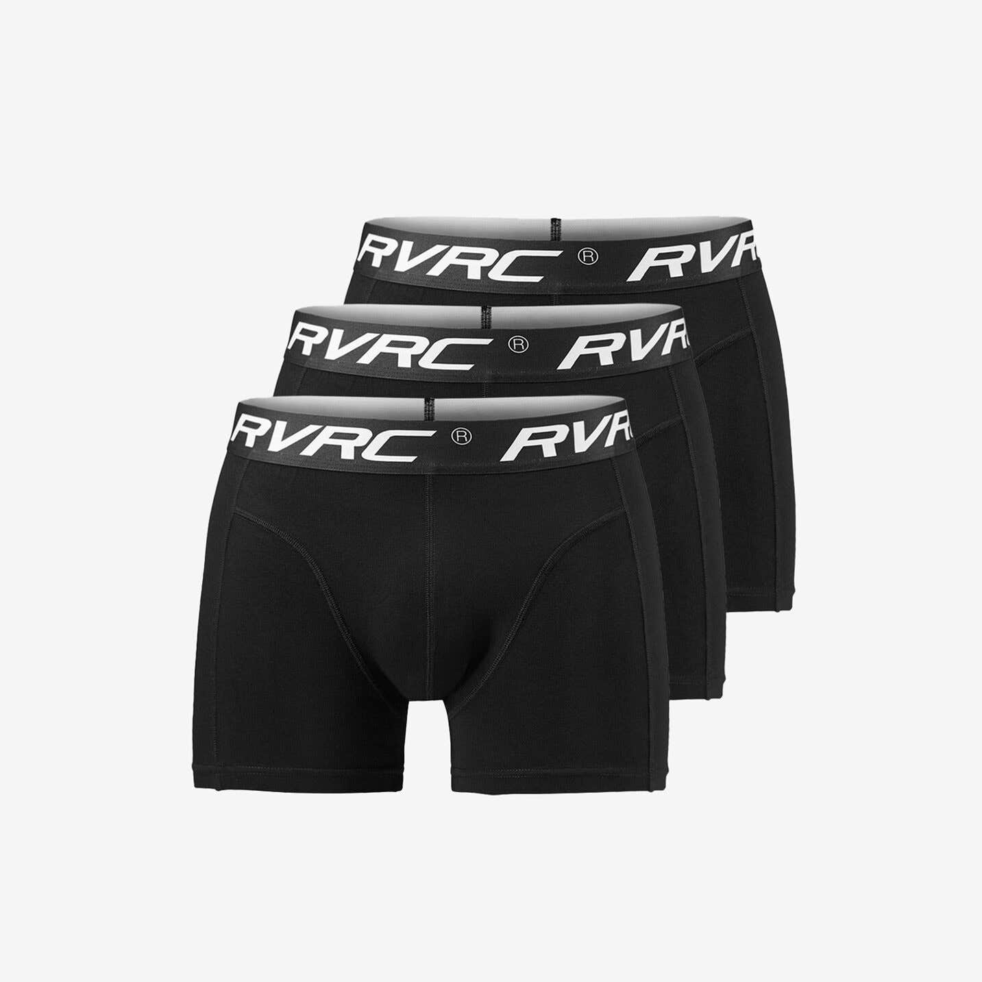 3-pack Bamboo Boxers Homme Black
