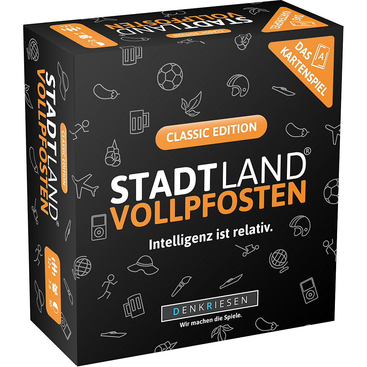 STADT LAND VOLLPFOSTEN® - Kartenspiel Classic