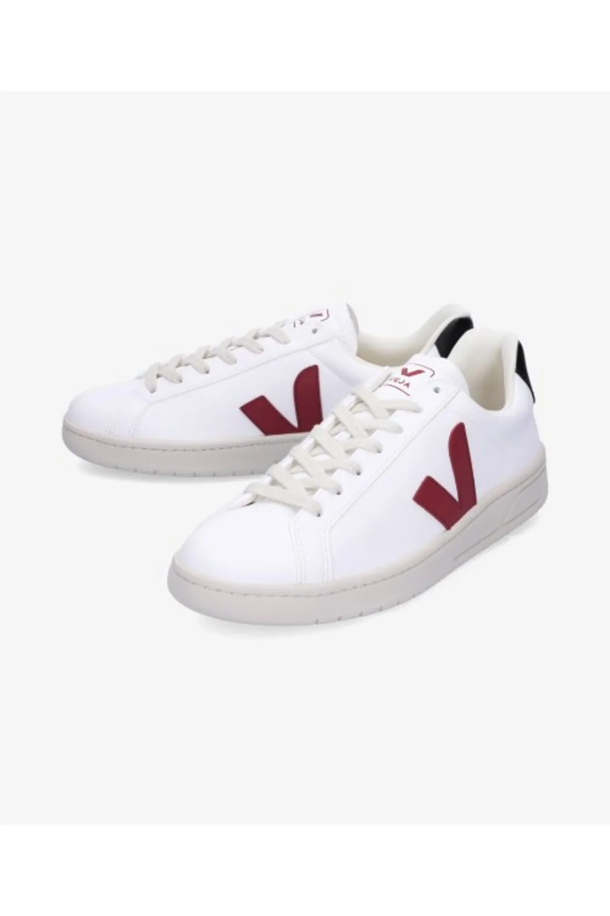 VEJA  Weiß_Marsala_Schwarz Sneaker für Damen / Mädchen