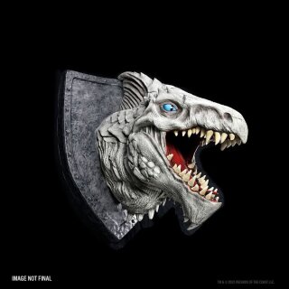 Dungeons & Dragons Replicas of the Realms: 3D Wand-Relief - White Dragon Trophy Plaque