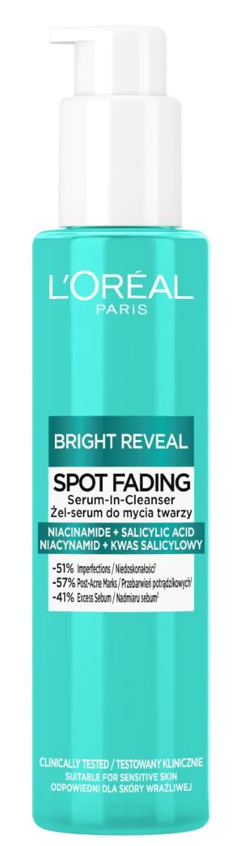 L'Oréal Bright Reveal Καθαριστικό Τζελ-Ορός Προσώπου 150ml