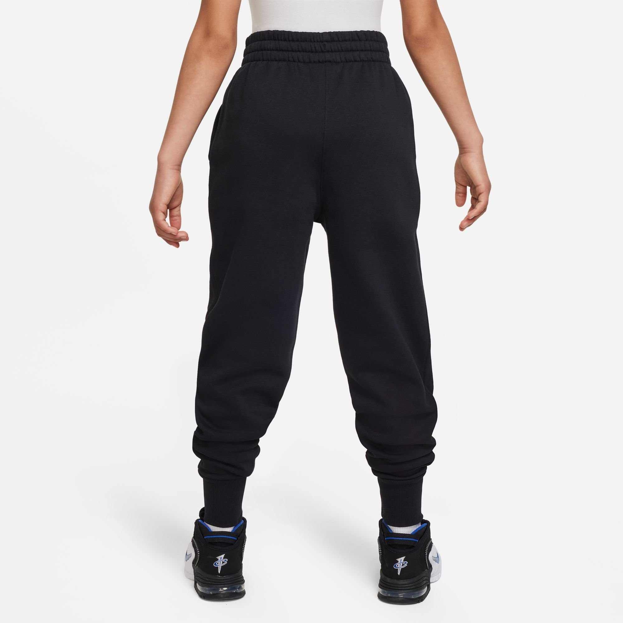 Nike Sportswear Jogginghose CLUB FLEECE BIG KIDS' (GIRLS) HIGH-WAISTED FITTED PANTS
