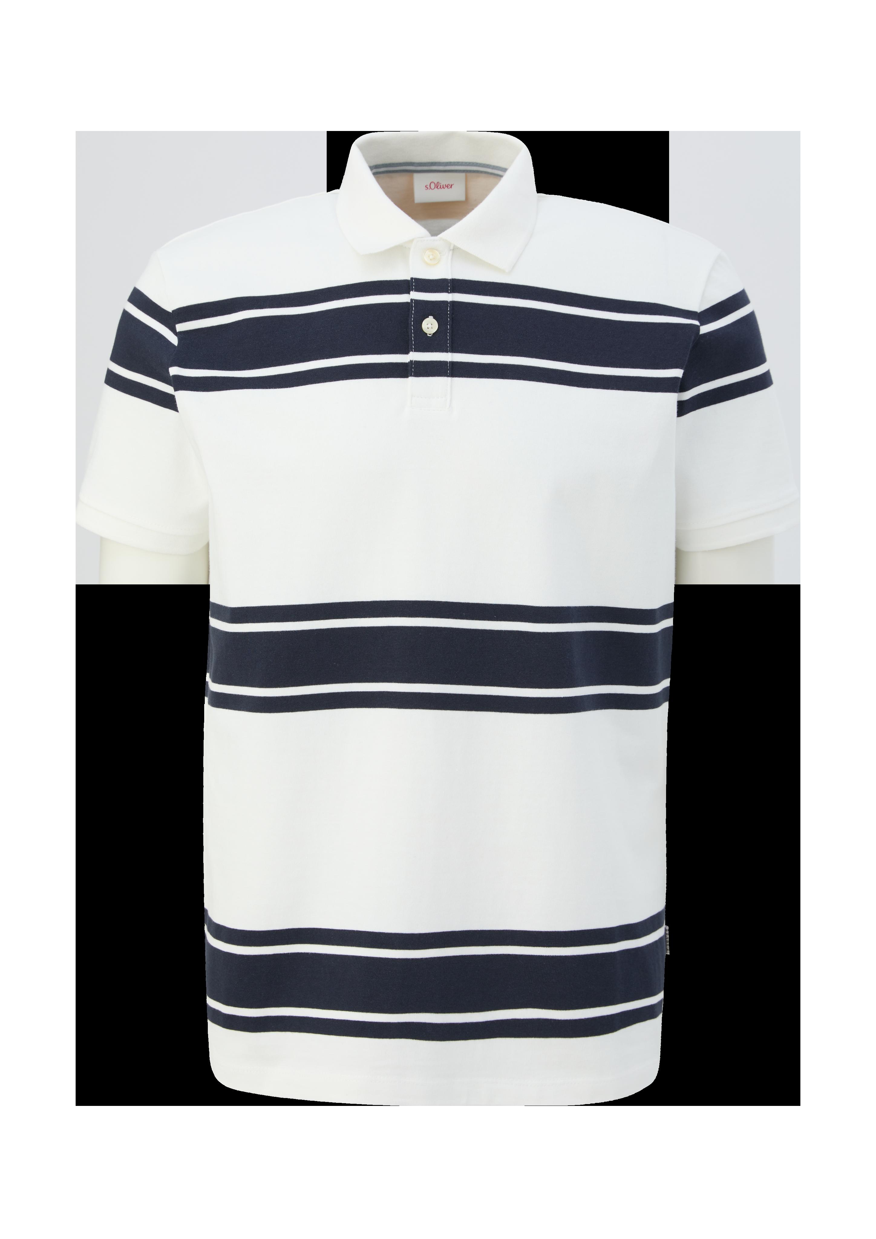 Poloshirt mit Streifenmuster  2128467-01G3