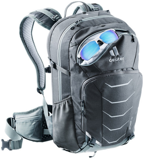 deuter Attack 20 | Fahrradrucksack mit modernem Protektor