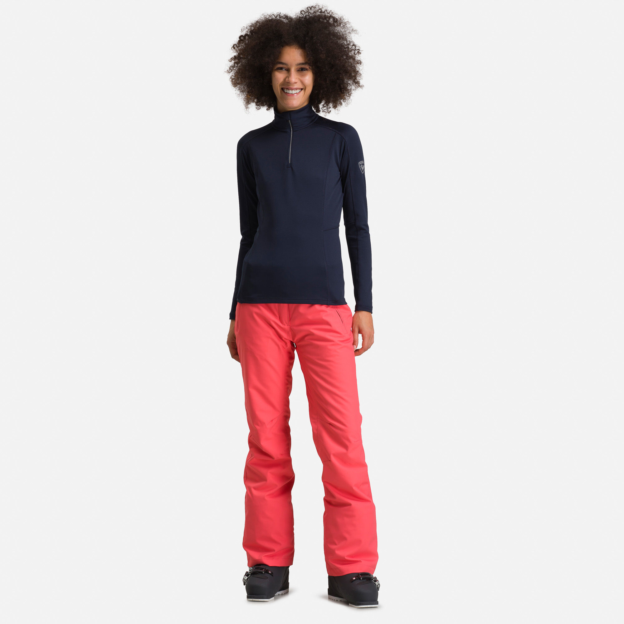 Sous-pull Classique demi-zip Femme