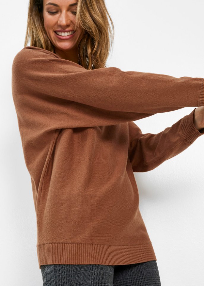 Pullover mit Fledermausärmeln