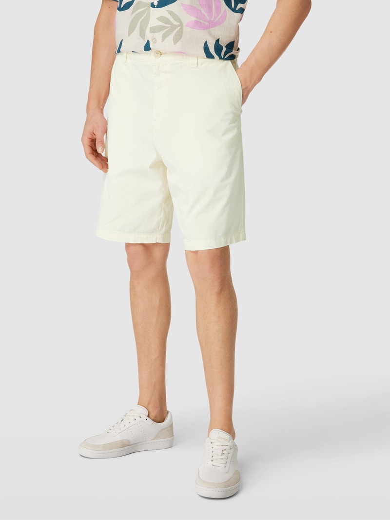 Bermudas mit französischen Eingrifftaschen Modell 'Selian' in sand