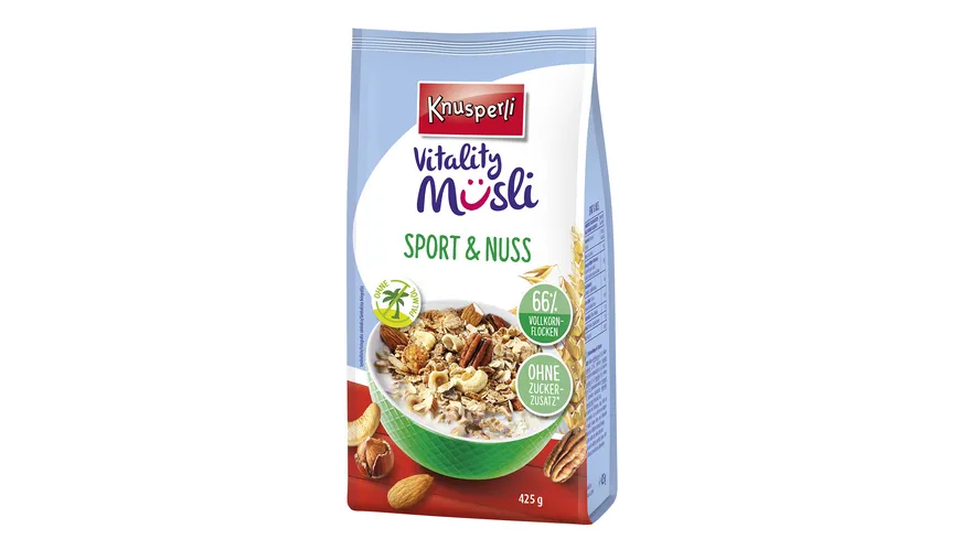 Knusperli Vitality Müsli Sport & Nuss 425 g