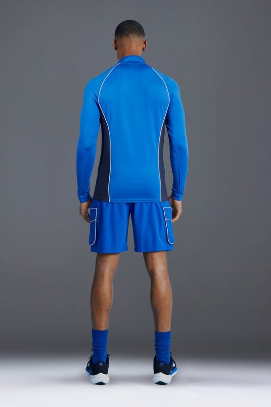 Man Active Shorts mit reflektierendem Detail