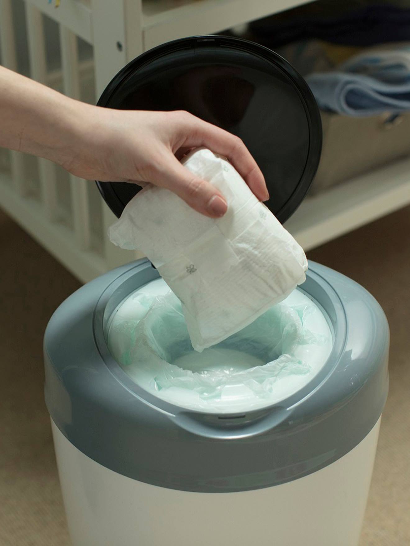 Recharges Simplee x 6 TOMMEE TIPPEE en plastique recyclé gris