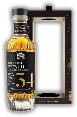 Invergordon Wemyss Yuletide Fortunes 34 Years 1988 Sherry Butt 54,0% Invergordon Wemyss Yuletide Fortunes 34 Years 1988 Sherry Butt 54,0% Single Cask Release. Alter 34 J. - 0,7	 Liter - Vol 54,0%