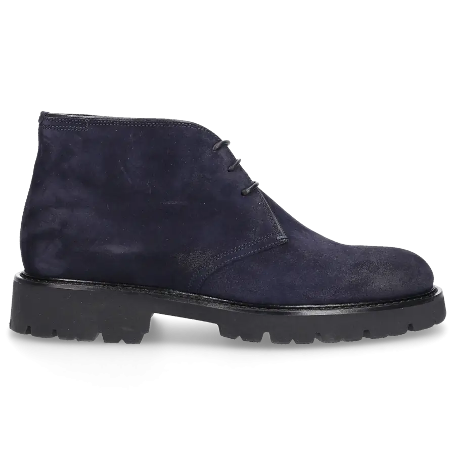 EN AVANT - Stiefeletten 470-02 Veloursleder - blau