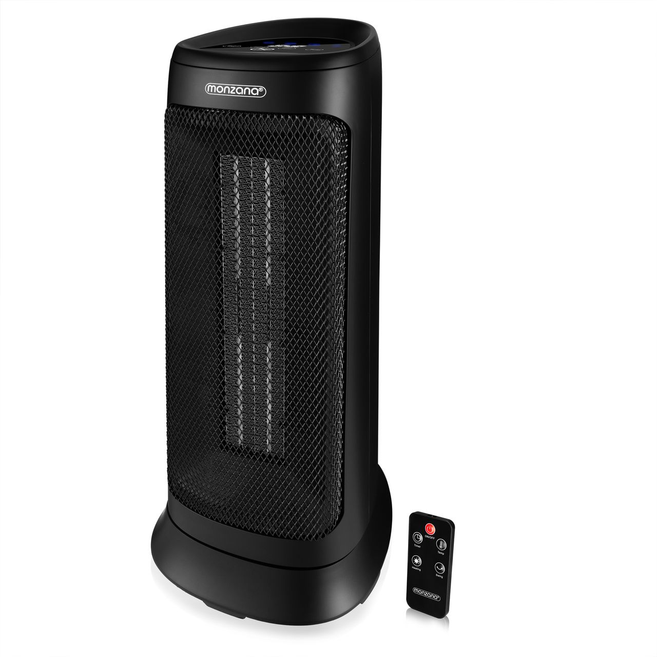 Casaria monzana® Keramikheizlüfter MZKH2200 schwarz
