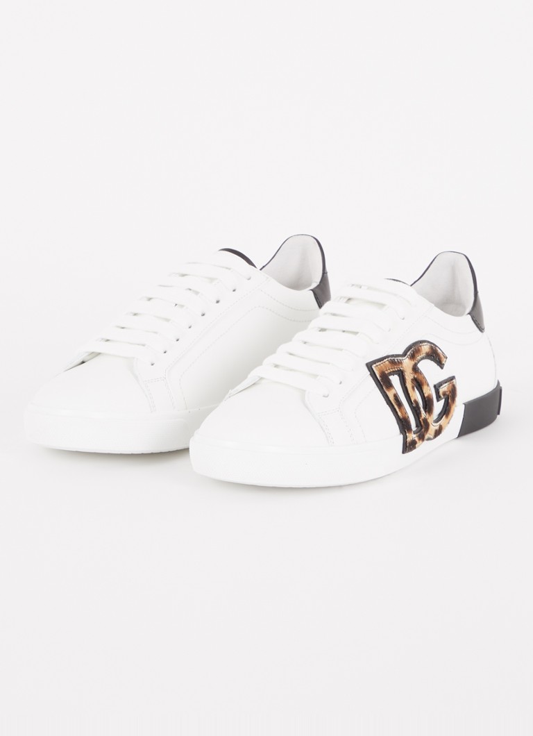 Dolce & Gabbana calfskin sneaker with logo