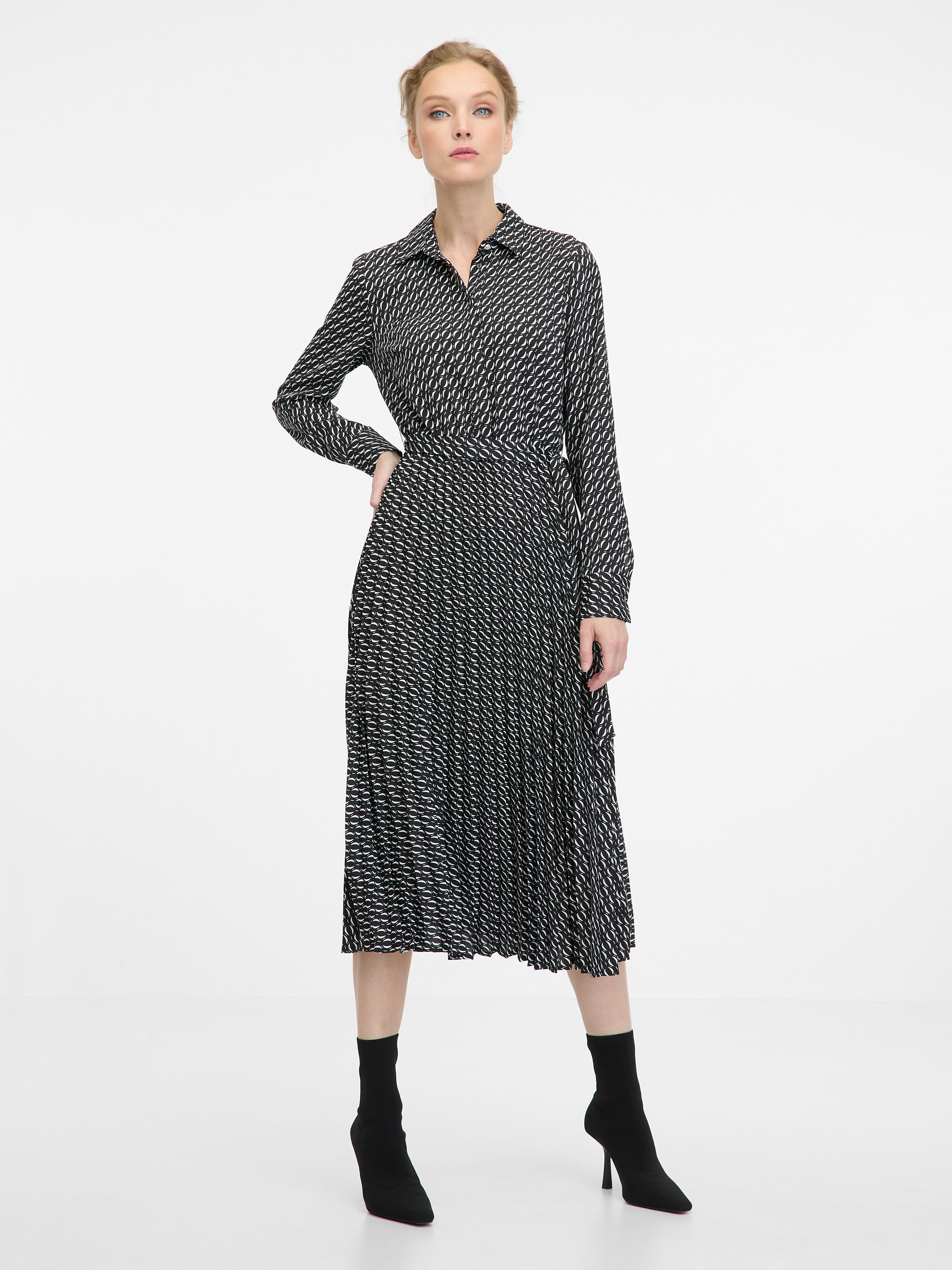 Graues Damen-Midikleid ORSAY