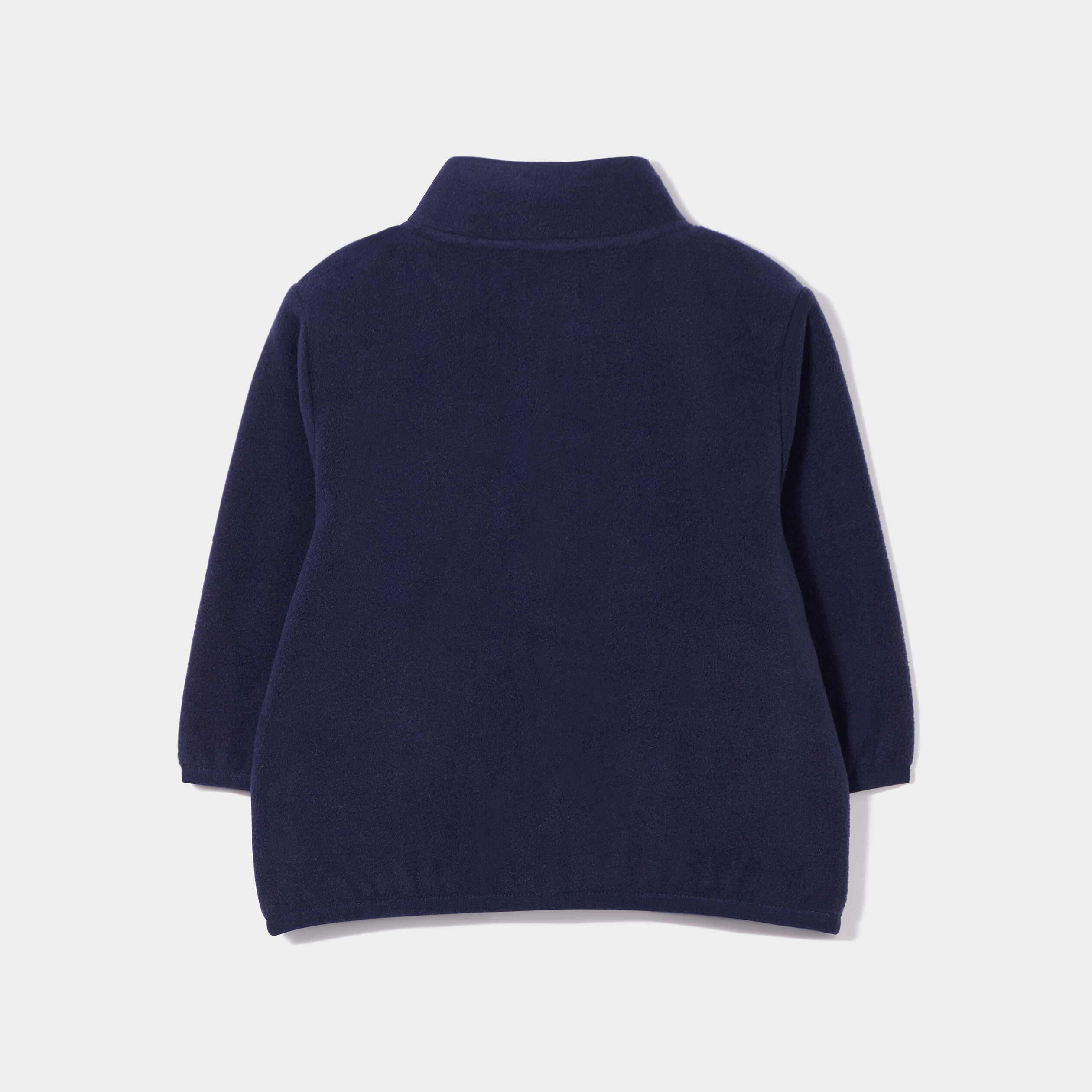 GIlet polaire zippé broderie fantaisie bleu marine bébé garçon | La Halle