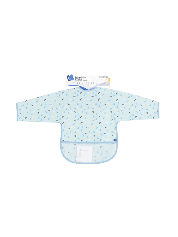 Kikkaboo Babylatz Arty Ärmel EVA in blau günstig kaufen onesize