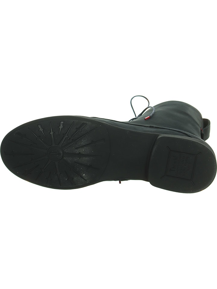 Think! Leder-Boots in Dunkelblau günstig kaufen