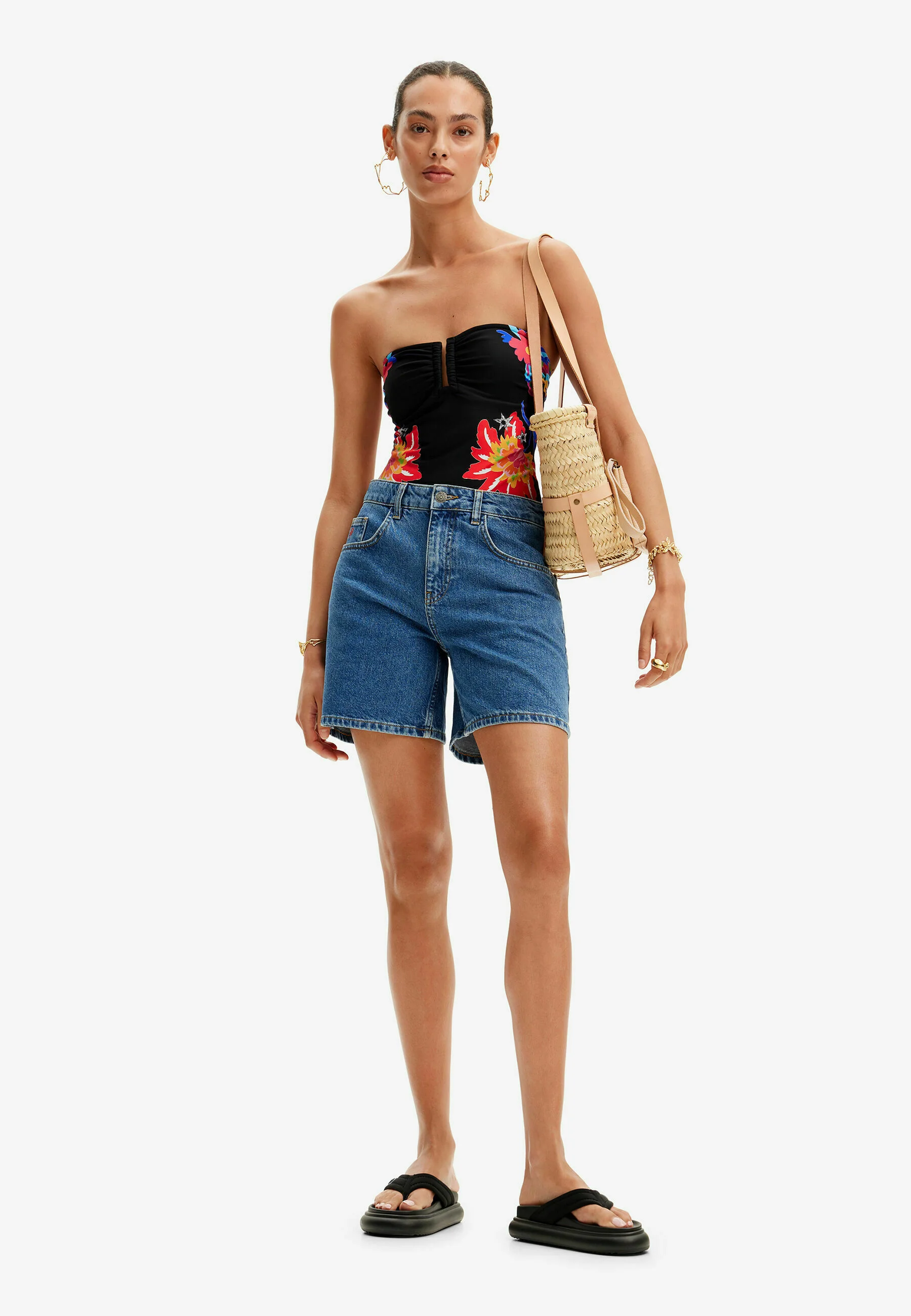 Desigual JUNGLE BANDEAU - Traje de baño