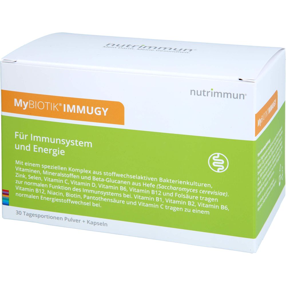 MYBIOTIK IMMUGY Kombipackung 30x2 g+60 Kapseln