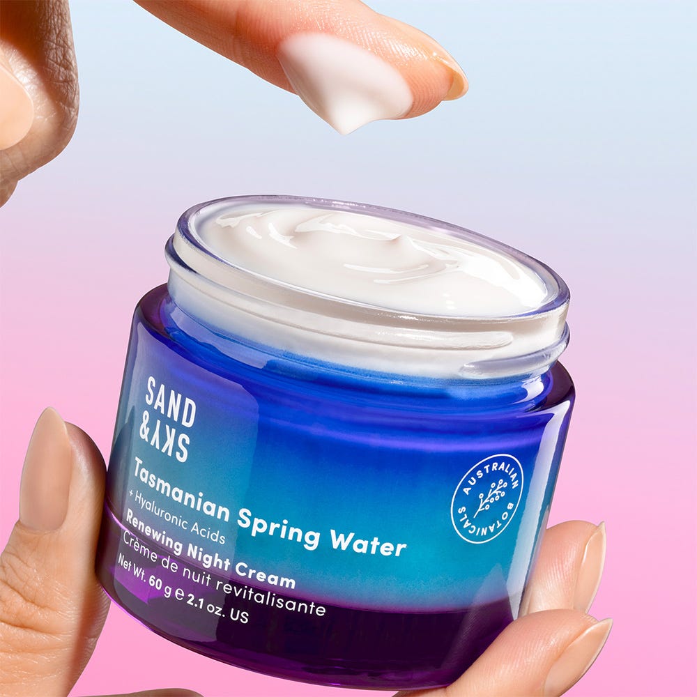 Sand & Sky Tasmanian Water Renewing Night Cream 60 g