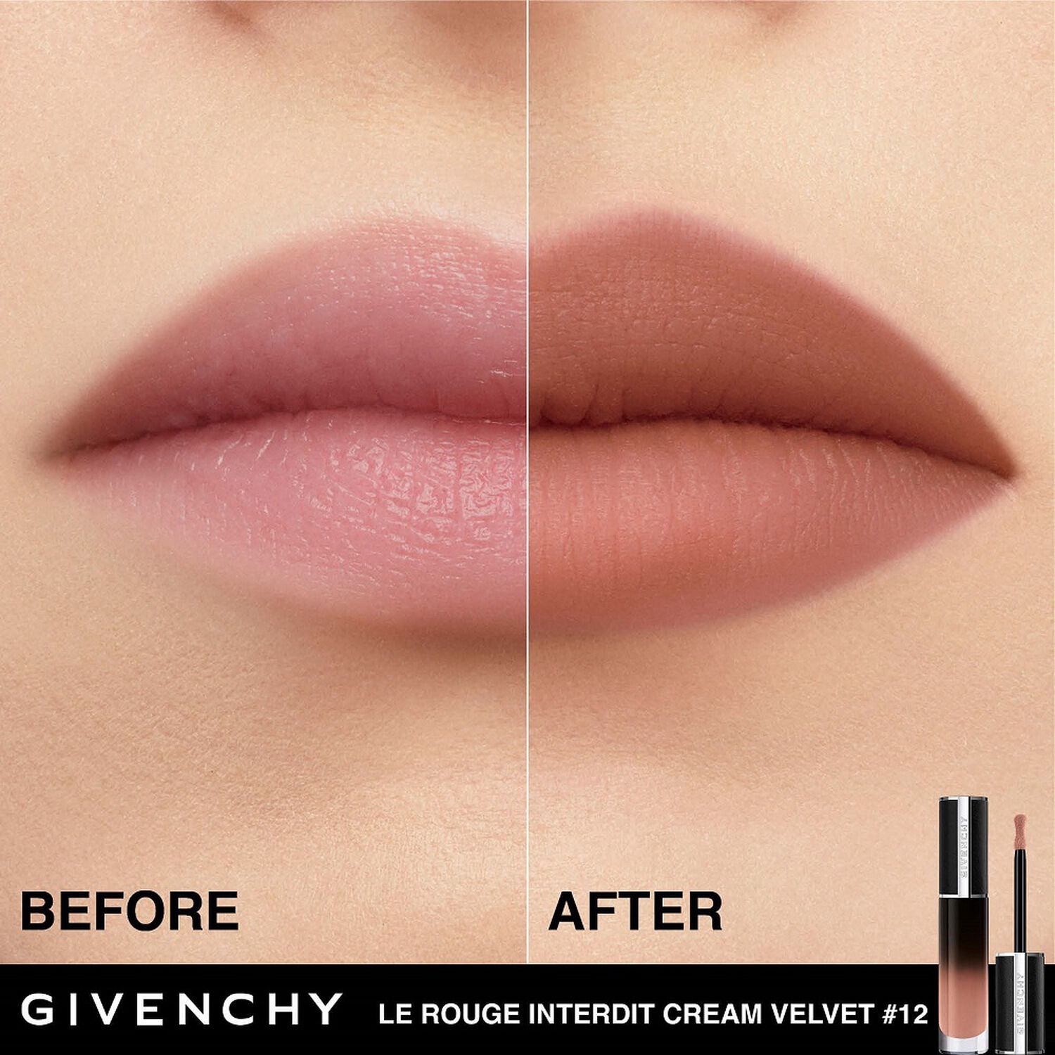 Givenchy Le Rouge Interdit Cream Velvet Rouge à Lèvres Mat Longue Tenue