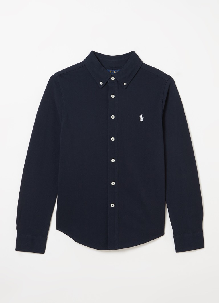 Πουκάμισο Ralph Lauren Piqué από Βαμβάκι με Κέντημα Λογότυπου