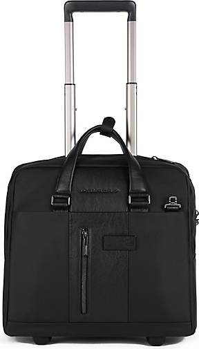 Piquadro Brief 2-Rollen Businesstrolley 40 cm Laptopfach
