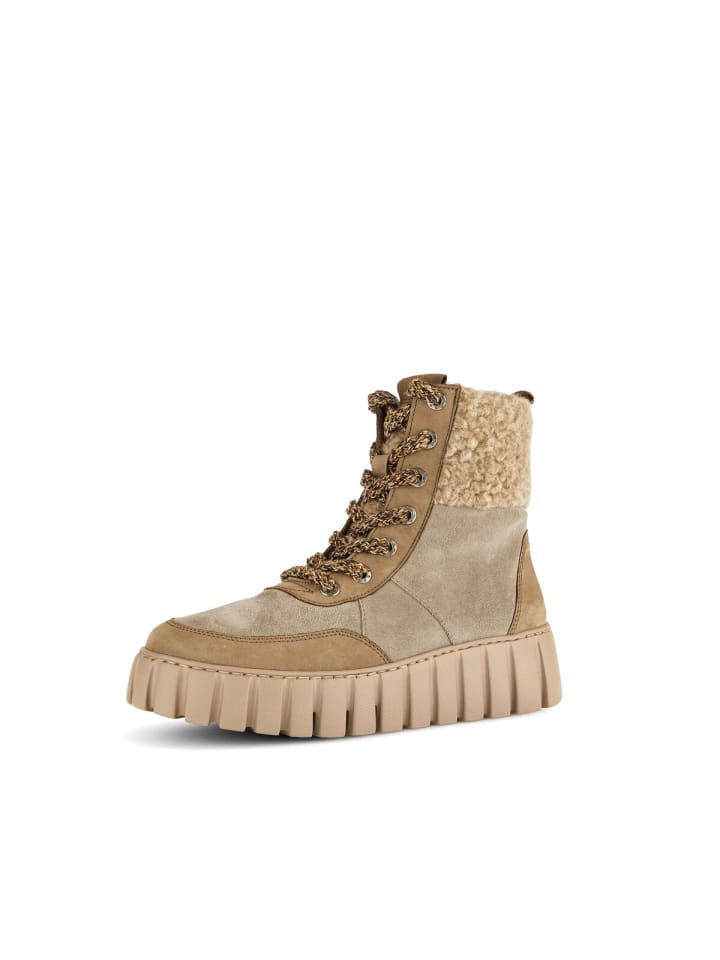 Gabor Comfort Plateau Stiefeletten in beige günstig kaufen