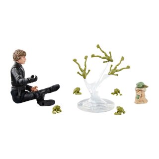 Star Wars: The Book of Boba Fett Vintage Collection Actionfiguren Luke Skywalker & Grogu 10 cm