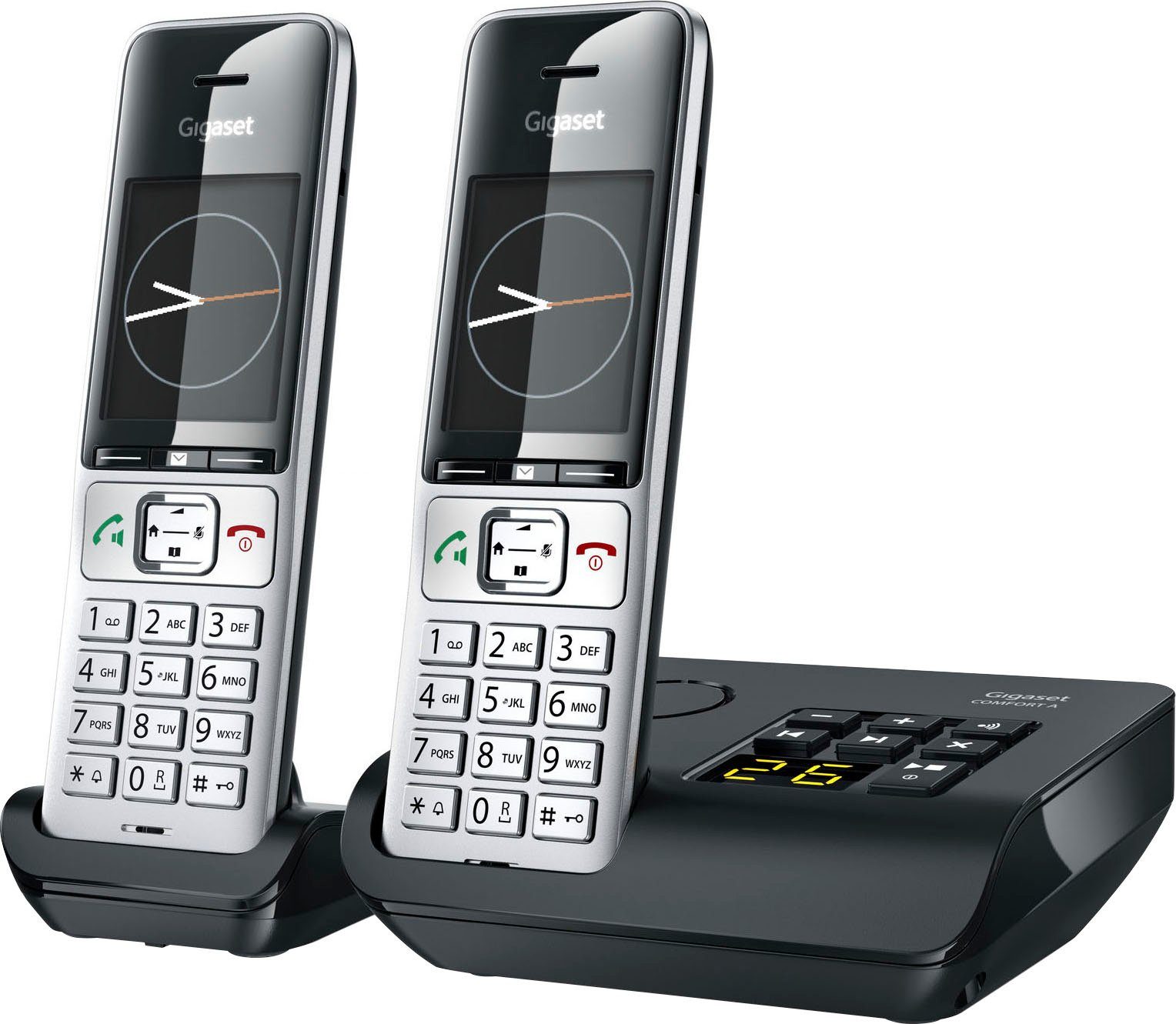 Gigaset COMFORT 500A Duo Schnurloses DECT-Telefon (Mobilteile: 2)