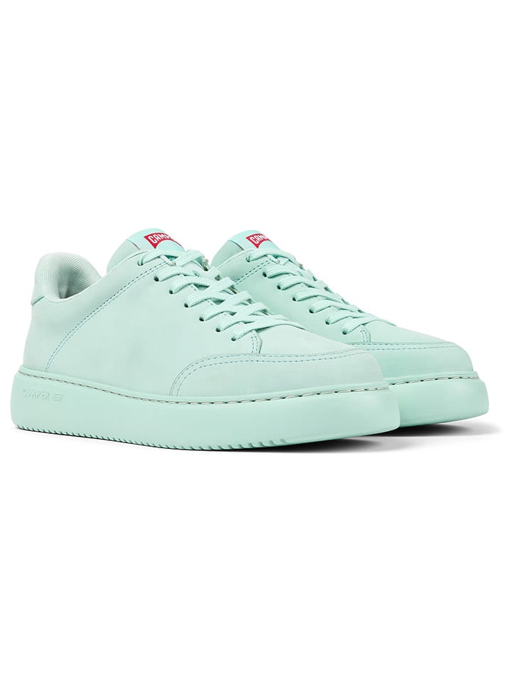 Camper Leder-Sneakers in Türkis günstig kaufen