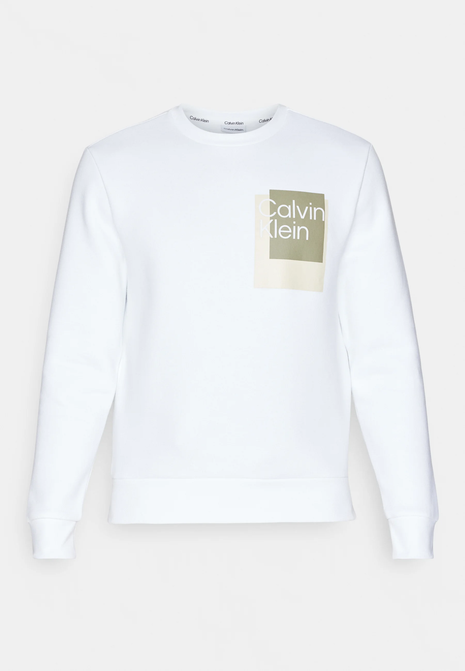 Sudadera con logo de caja superpuesto de Calvin Klein