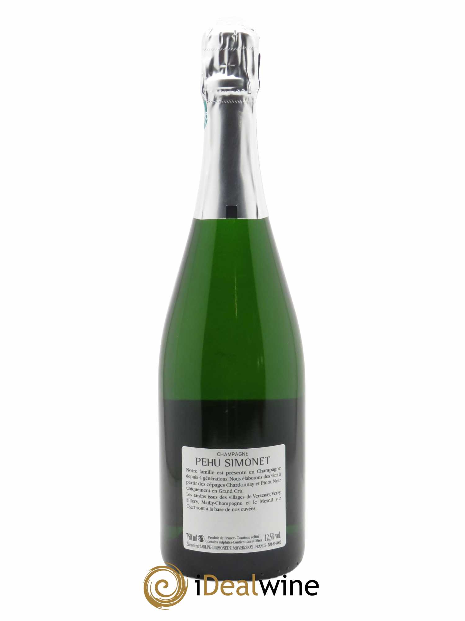 Face Nord Grand Cru Extra Brut Pehu Simonet   - Lot de 1 Bouteille