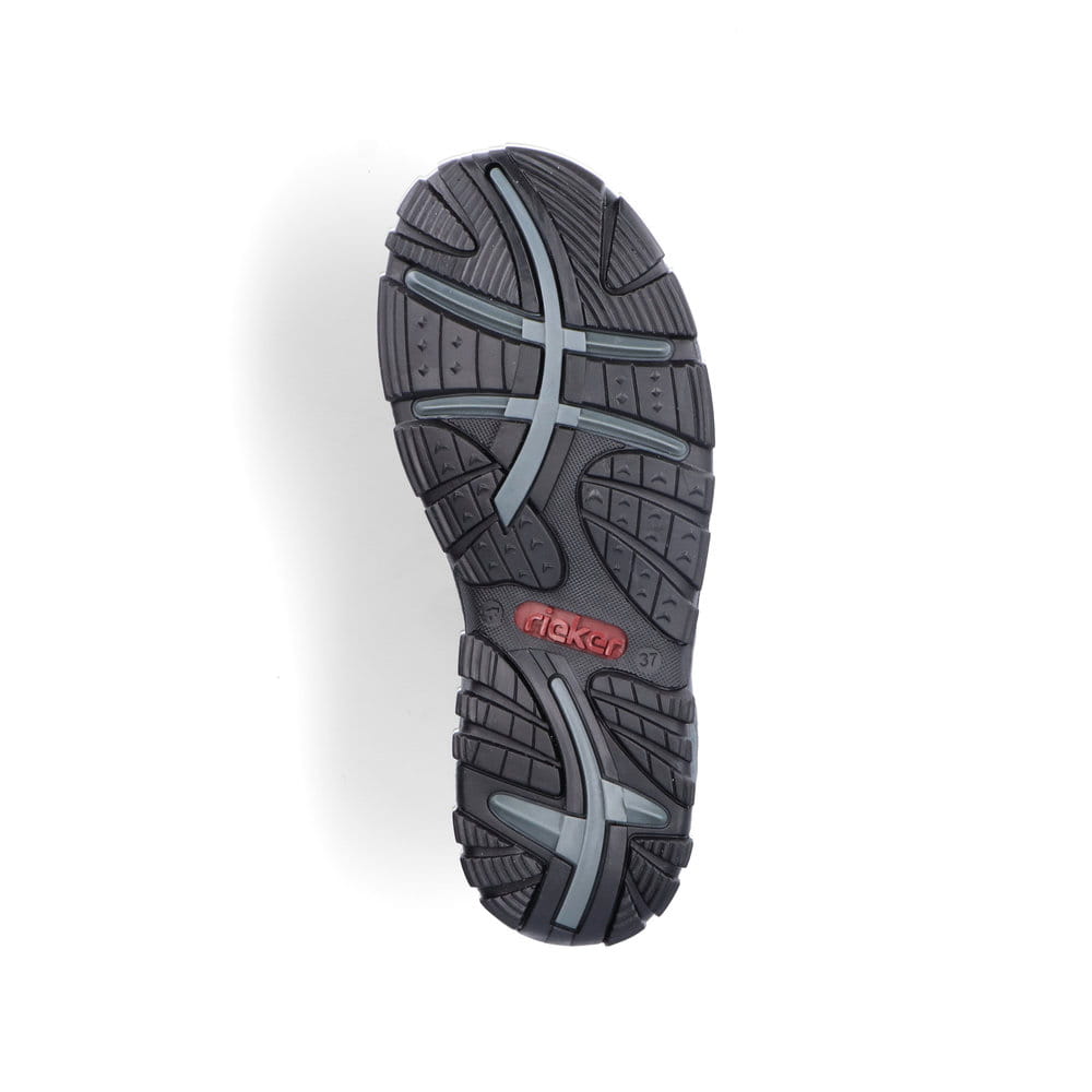 Rieker Damen Trekkingsandalen graphitschwarz