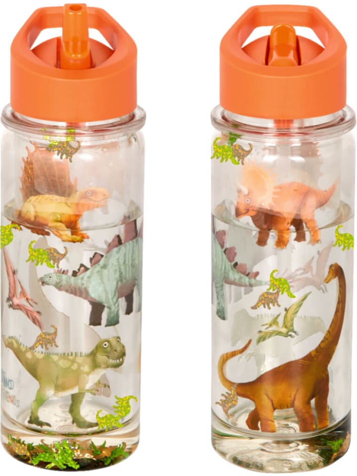 Coppenrath Trinkflasche Glitzer, 0,3 l - Dino Friends, ab 3 Jahre günstig kaufen onesize