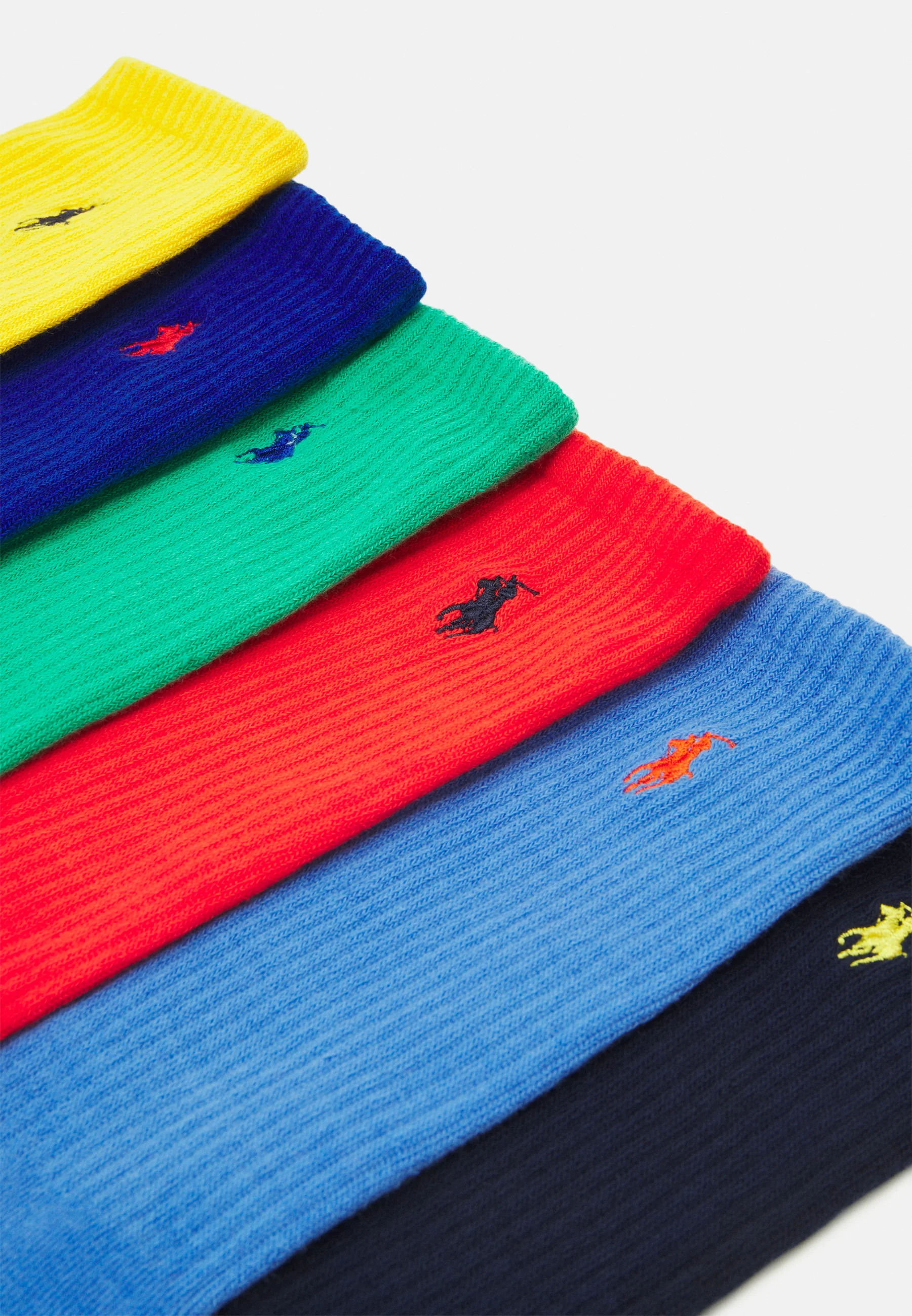 Polo Ralph Lauren - Pack de 6 calcetines lisos de cuello redondo - Calcetines