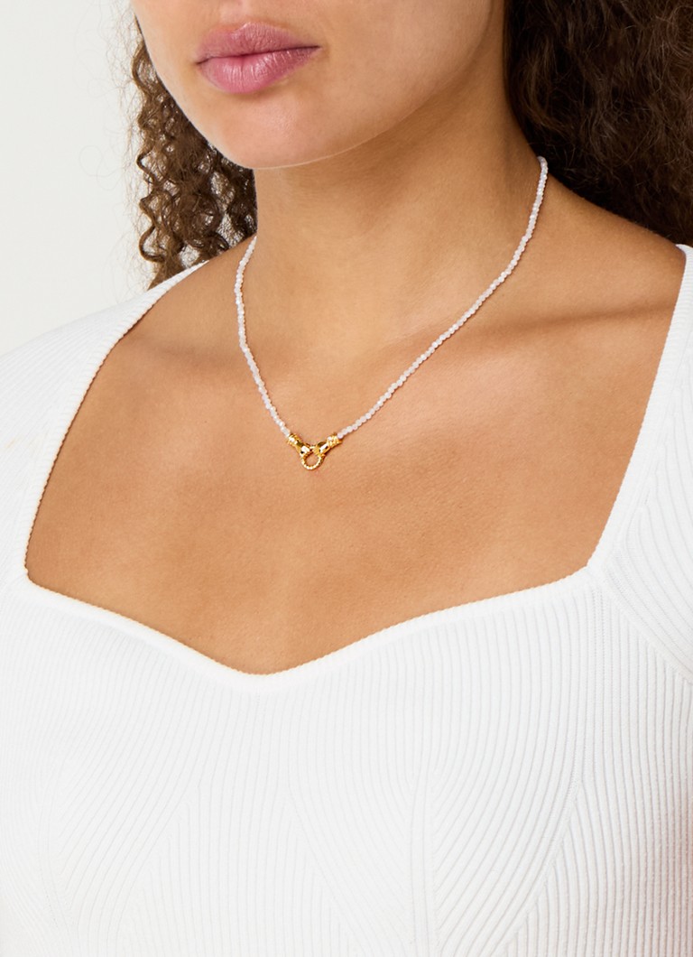 Missoma In Good Hands necklace gold-plated