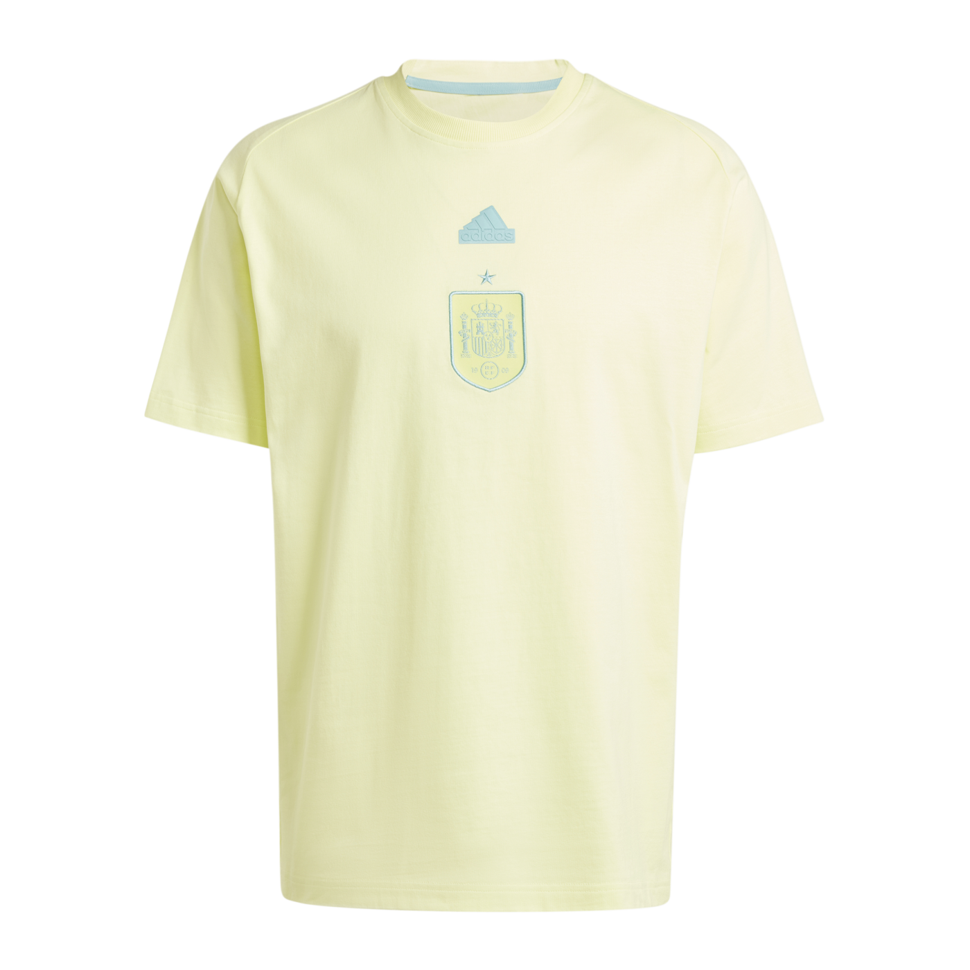 adidas Spanien Travel T-Shirt EM 2024 Gelb