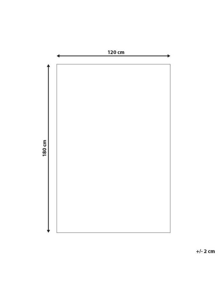 Beliani Outdoorteppich NAGPUR in Blau/Weiß - (W) 120 x (H) 0.5 x (L) 180 cm günstig kaufen onesize