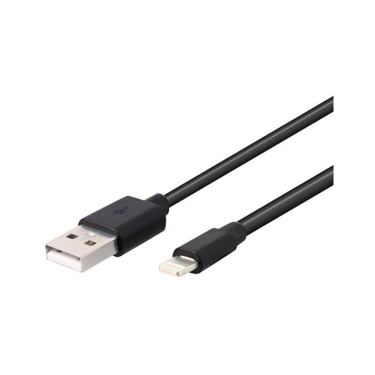Καλώδιο HIGH ONE 1M Lightning μαύρο PVC