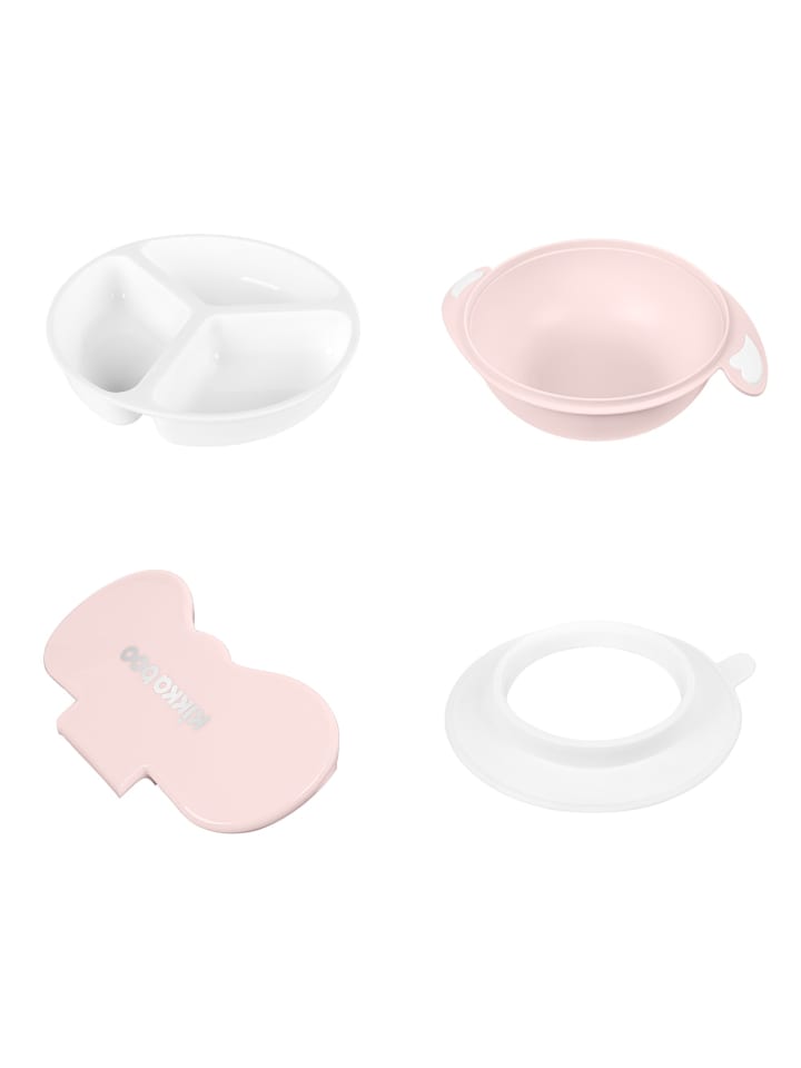 Kikkaboo Kinder 4 in 1 Schüssel-Set in rosa günstig kaufen onesize