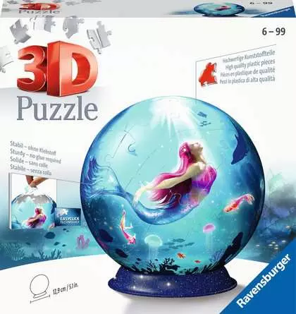 3D Puzzle Ball Bezaubernde Meerjungfrauen