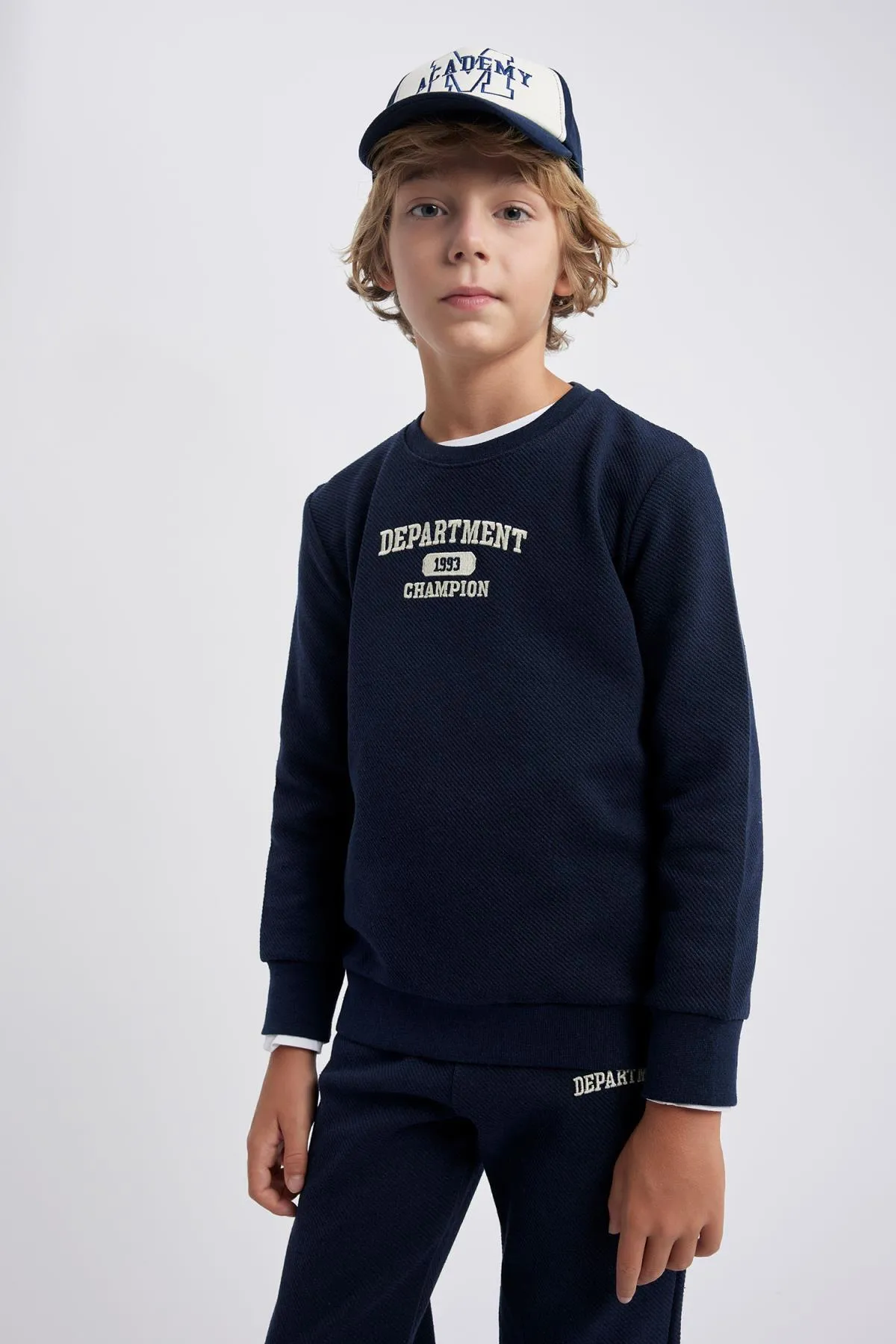 DeFacto  Bedrucktes Sweatshirt-Jogginghose-Set für Jungen, 2-teilig
