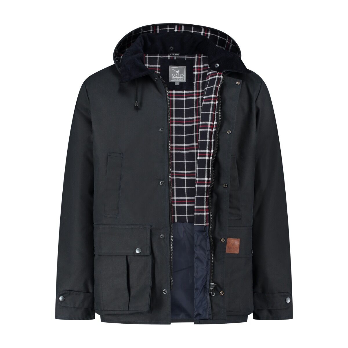 MGO Brandon Navy Herren Wachsjacke