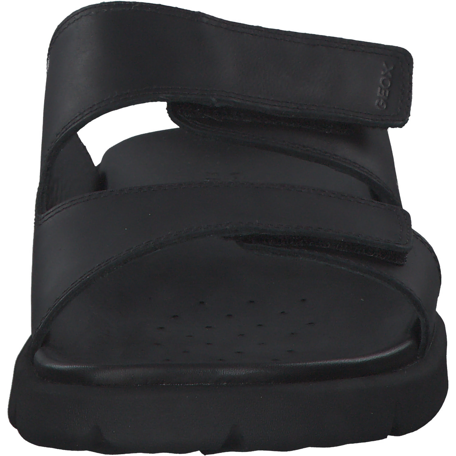 Geox U35BGB, Pantoletten & Badeschuhe, Herren, black